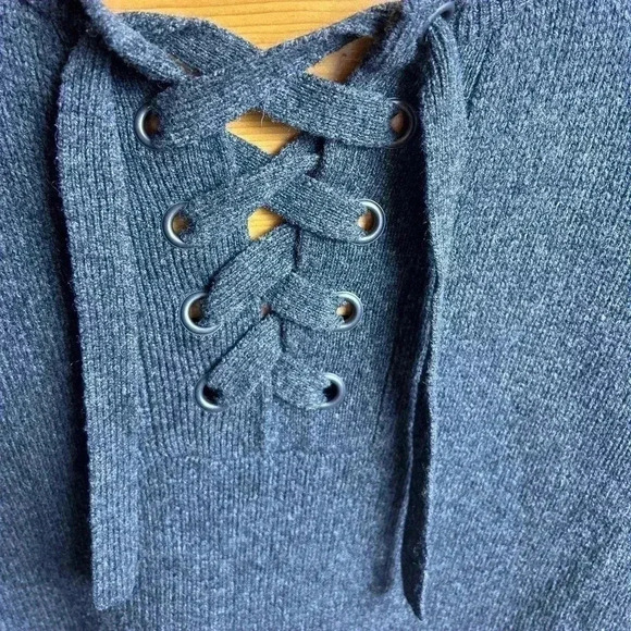 *Madewell 100% Merino Wool Gray Dress Size S - Picture 3 of 6